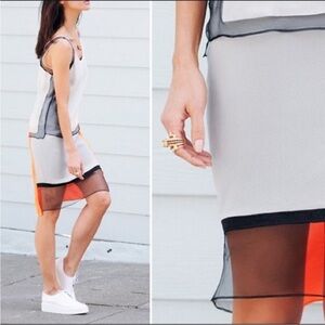 Helmut lang silk dress.